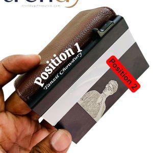 RFID Protected Smart Wallet যেকোন ১ টি পজিশনে কাস্টমাইজেশন